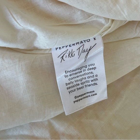 PEPPERMAYO Oysters and Prosecco printed maxi linen dress - Picture 8 of 16